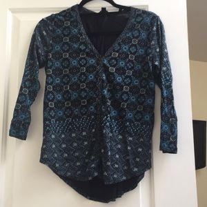 Lucky Brand 3/4 sleeve top